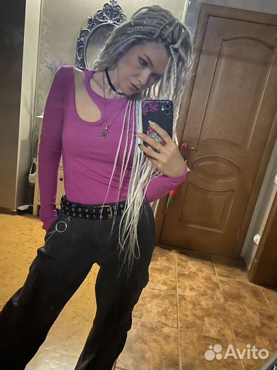 Комплект де косы и дреды микс