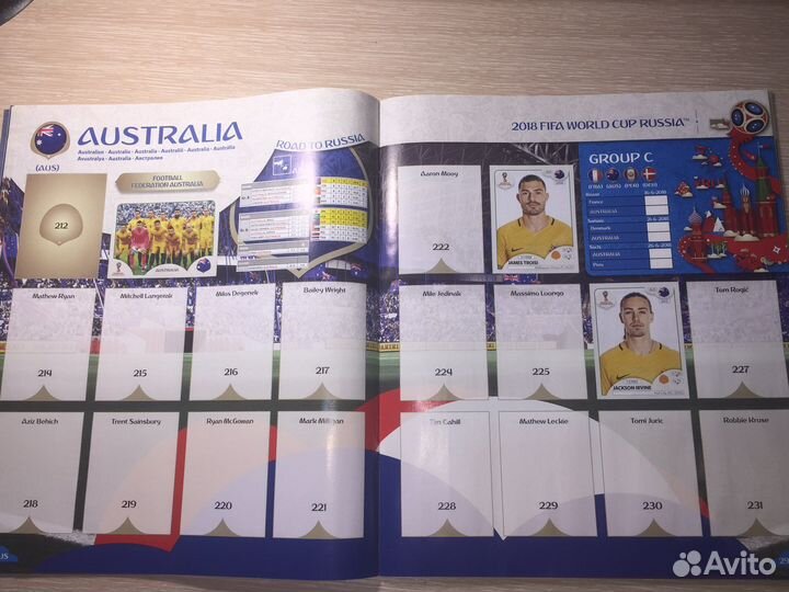 Альбом для наклеек FIFA World Cup Russia 2018