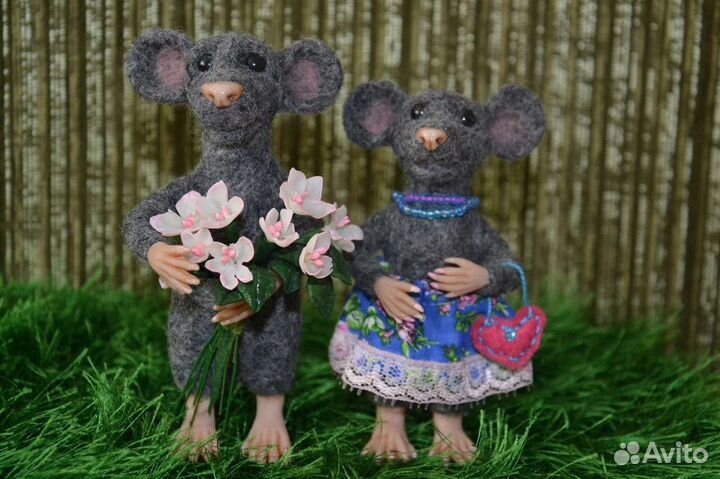 Мыши крысы керамика фарфор шерсть