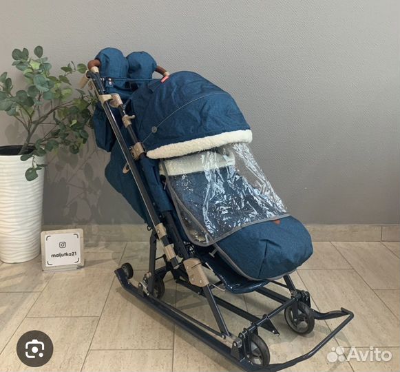 Санки коляска ника