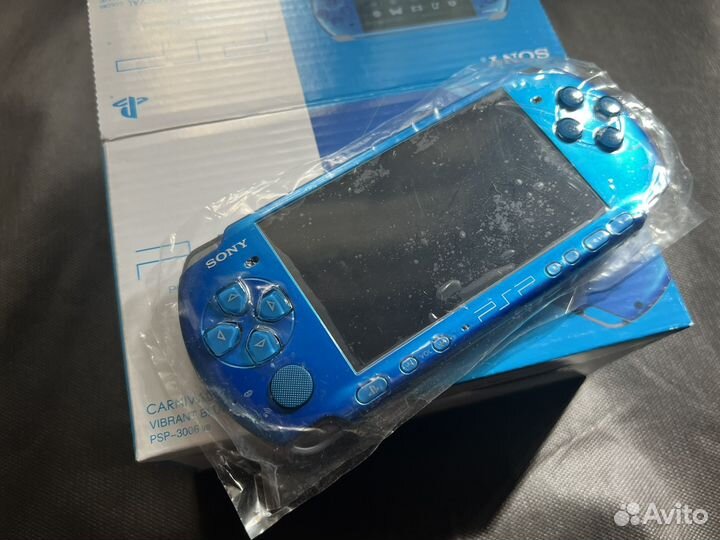 Sony PSP 3008 blue 64гб новая,прошитая