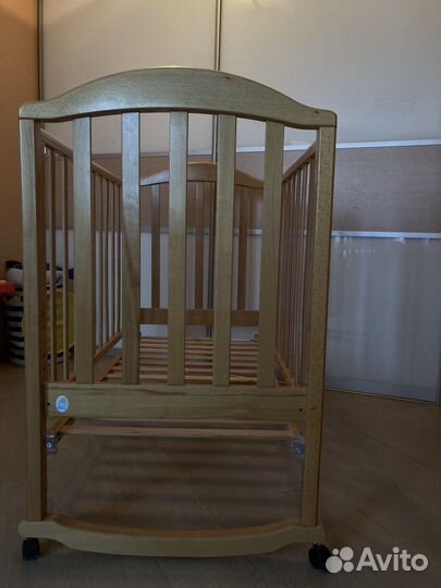 Детская кроваткаиз бука Кубаньлесстрой Лилия Люкс