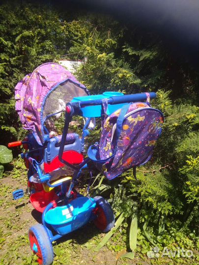 Детский велосипед коляска