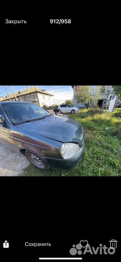 Капот на LADA priora