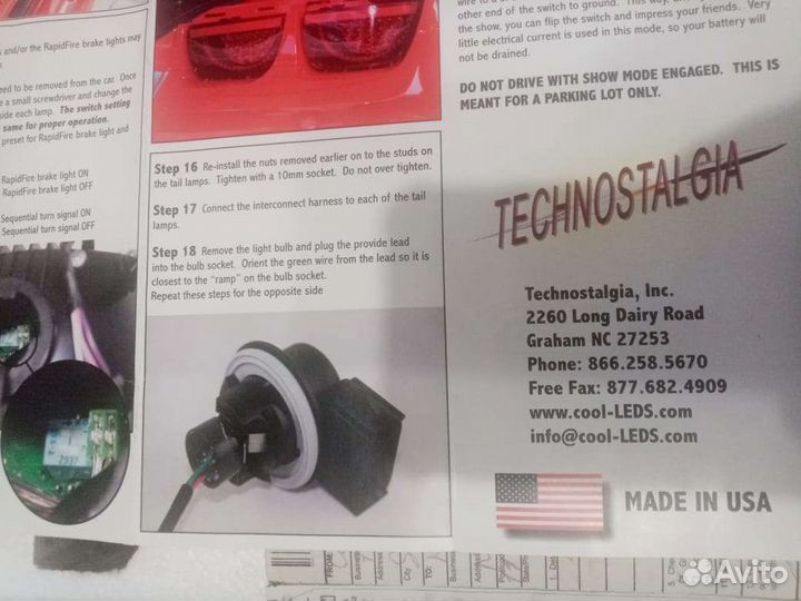 Фонари задние chevrolet camaro