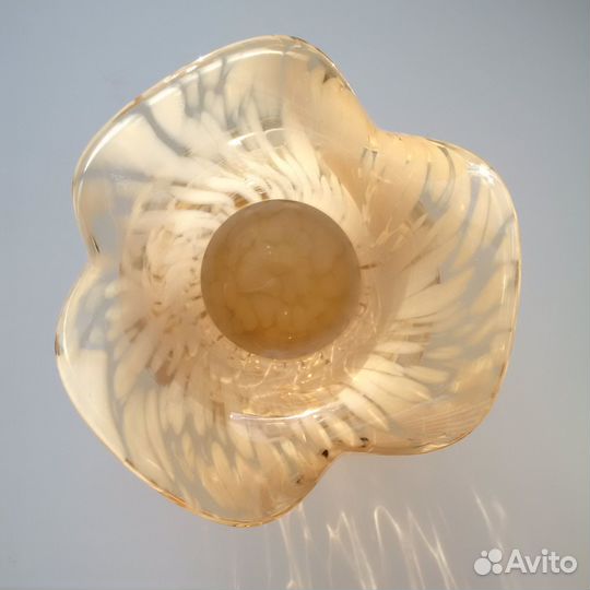 Ваза СССР цветное сульфидно-цинковое стекло