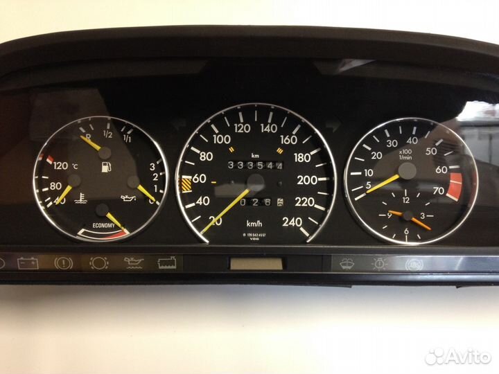 Кольца приборной панели Mercedes S W126 (79-91)