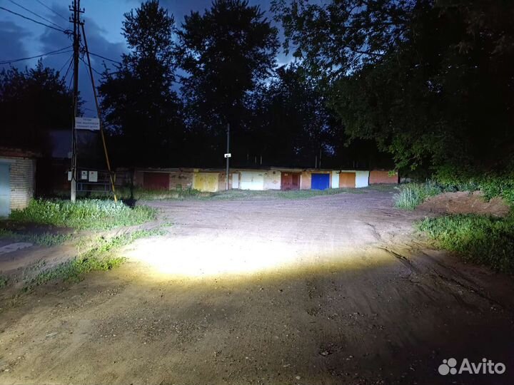 Светодиодные противотуманные фары на Accent 5 линз