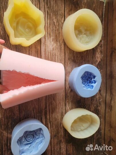 Силиконовые формы цветы