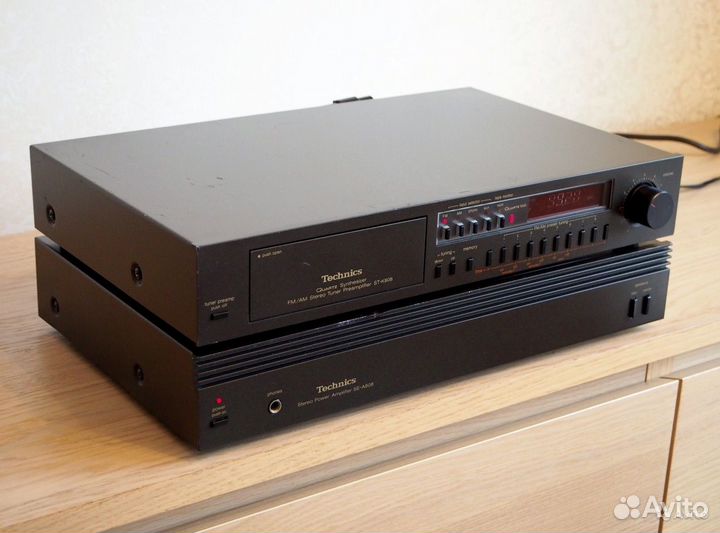 Комплект Technics SE-A 808 + ST-K808. Пред+мощник