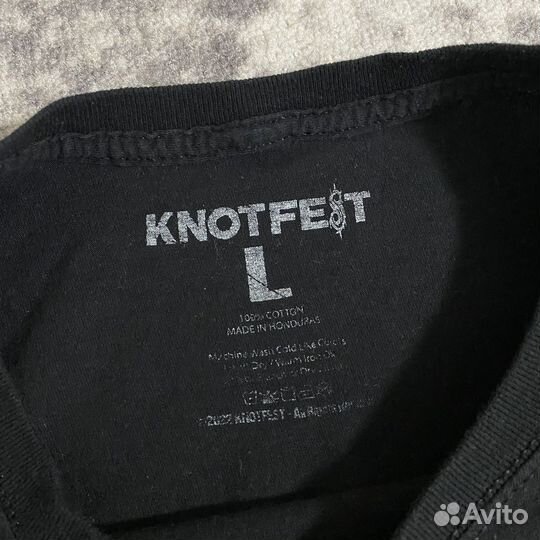 Футболка с фестиваля KnotFest Slipknot