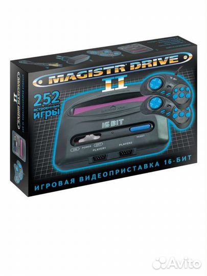 Игровая приставка Magistr Drive 2 lit 252 игры