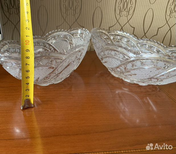 Салатник хрустальный СССР