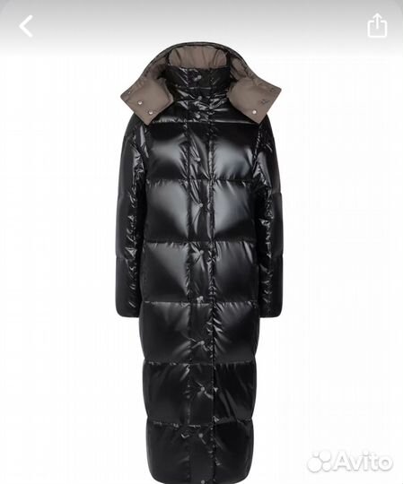 Пуховик женский 40 42 черный новый Науми
