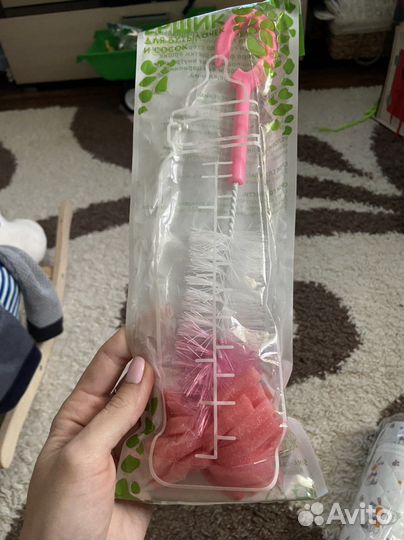 Контейнер для бутылочек(термос) щётка, ложка