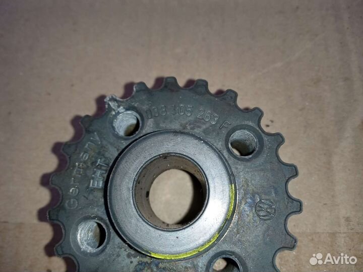 Шестерня коленвала Ауди Фольксваген 038105263f диз