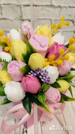 Весенний букет из мыла в наличии