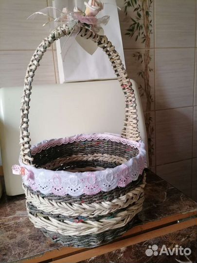 Корзина плетеная