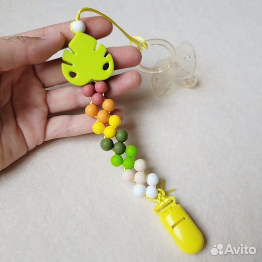 Силиконовый держатель для пустышки