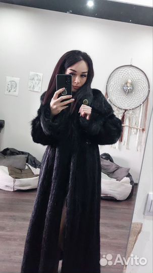 Шуба нутрия новая