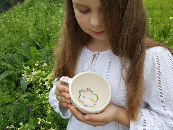 Кружка ручной работы 