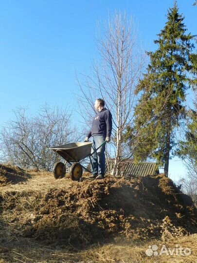 Навоз конский в мешках