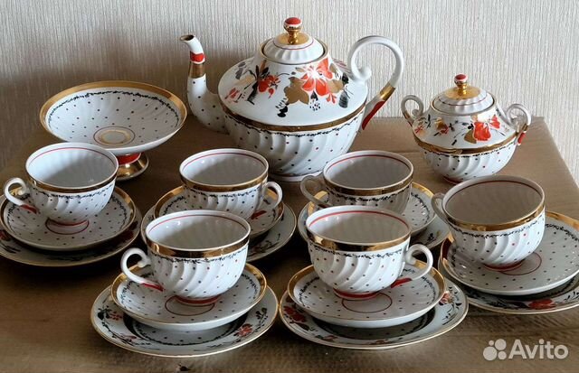 Чайный сервиз лфз СССР 21 предмет