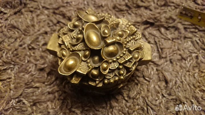 Чаша богатства, изобилия бронза латунь фен шуй