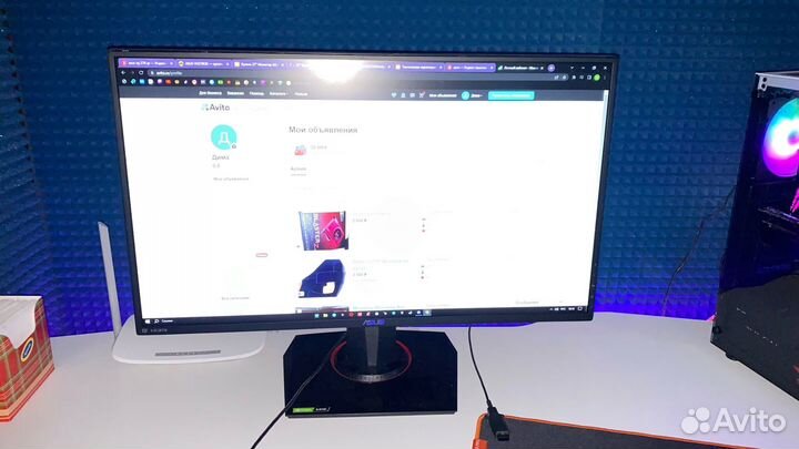 Игровой монитор Asus vg 278 qr