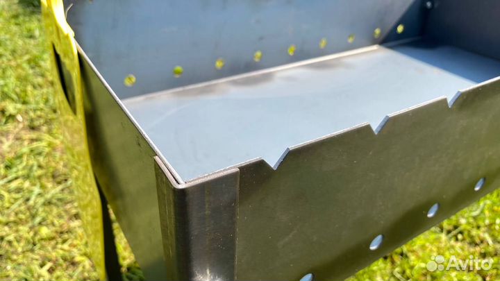 Мангал из стали 2мм. Новый. Прочный. 630/320/600мм
