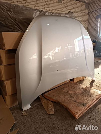 Капот LADA vesta серебристый (платина) автоваз