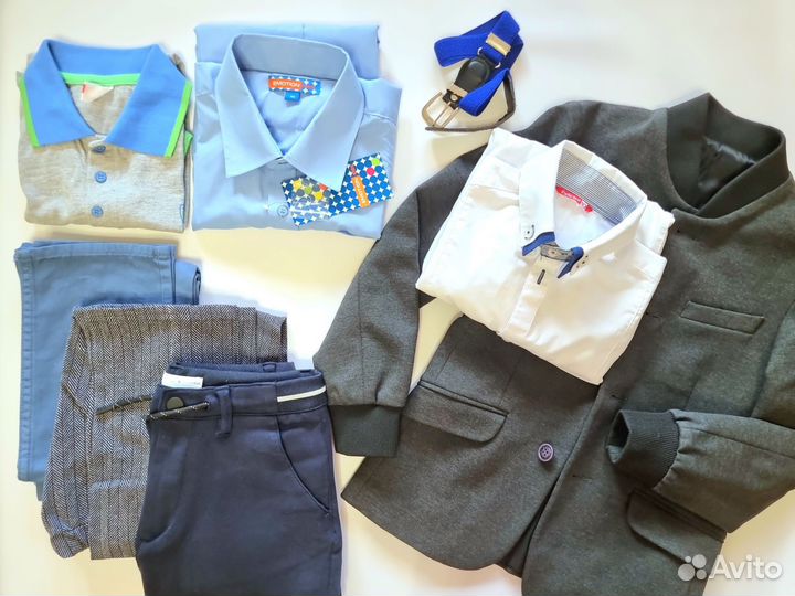 Школьные вещи пакетом 128 134+обувь