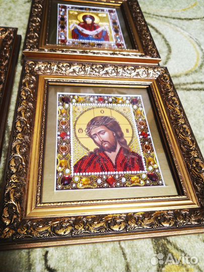 Иконы.(бисер.бусины.стразы)