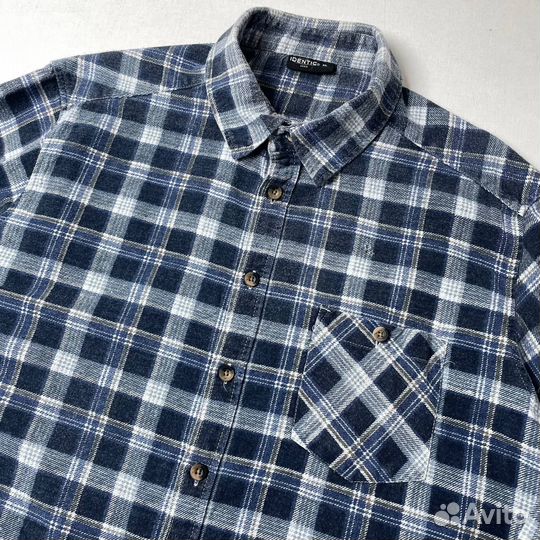 Винтажная фланелевая рубашка Identic