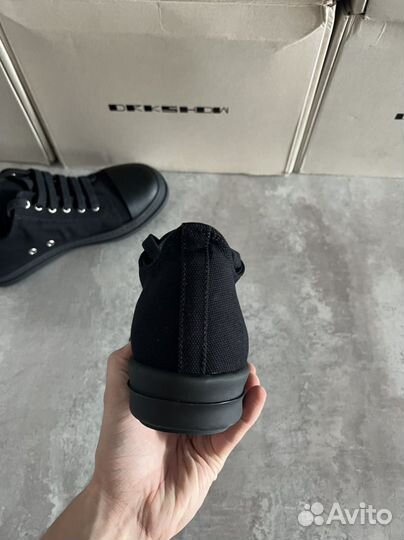 Rick Owens Ramones low black