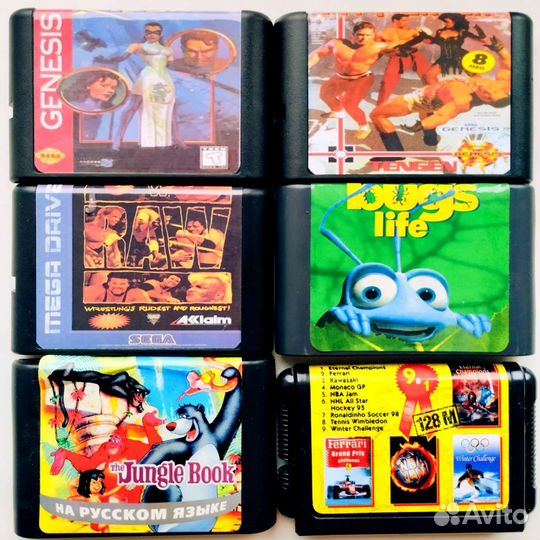 Картриджи sega