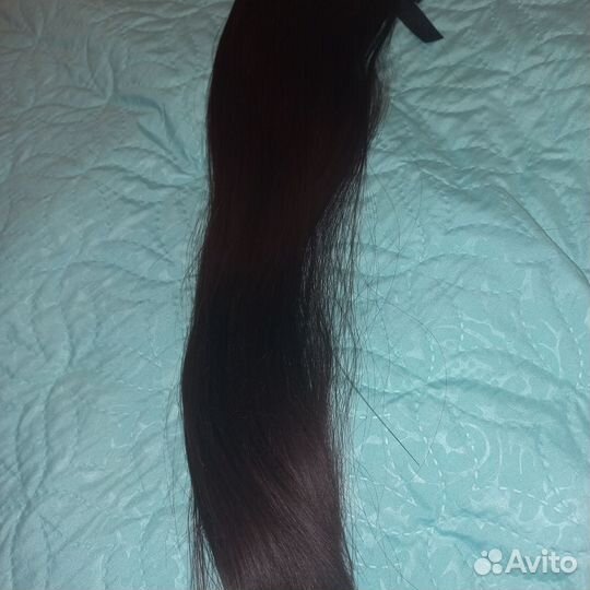 Волосы на заколках/шиньон/хвост