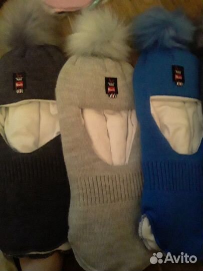 Новые зимние шапки-шлемы Импорт