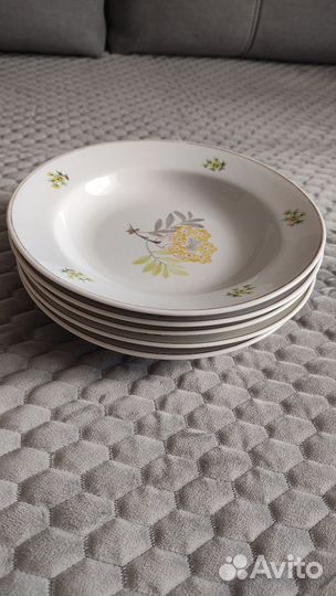 Тарелка суповая (дулево СССР)