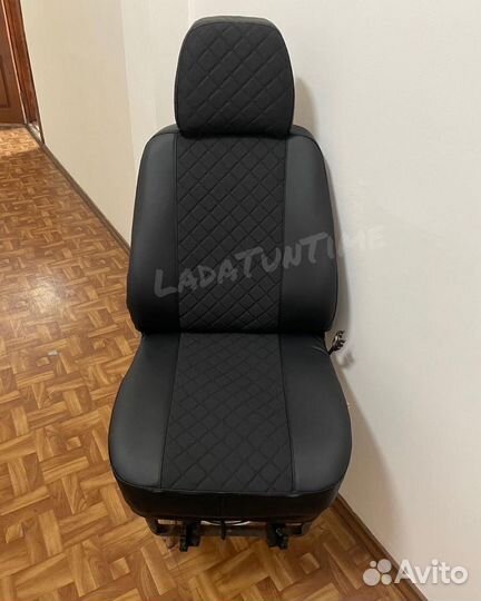 Чехлы на ваз (Кожа-ткань) Ромб