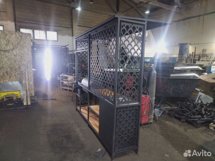 Мангальная зона / Мангал лофт 3 в 1