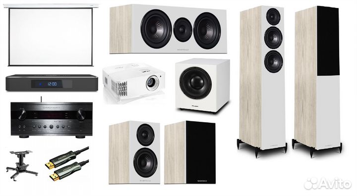 Домашний кинотеатр 4К 10 элементов