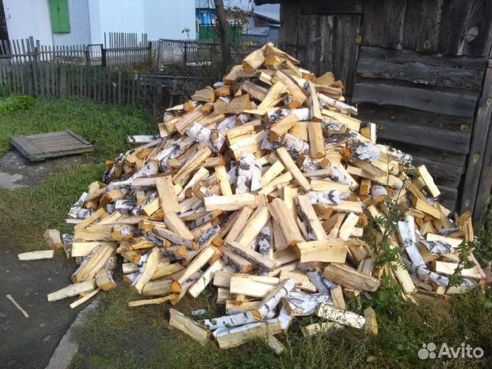 Дрова колотые в укладку