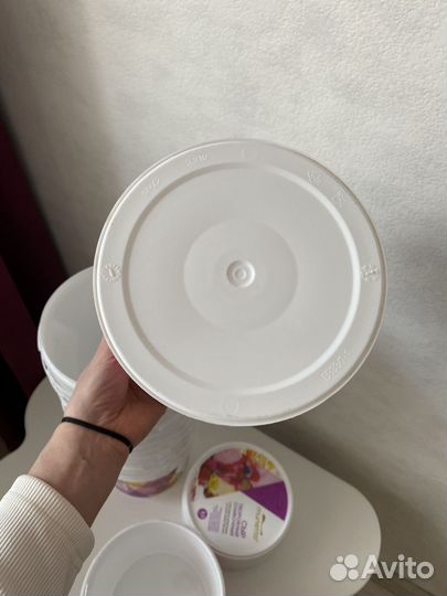 Ведро пластиковое с крышкой 3 литра