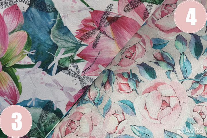 Ткань лен / хлопок