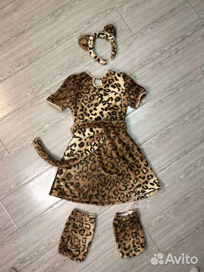 Костюм леопарда девочки