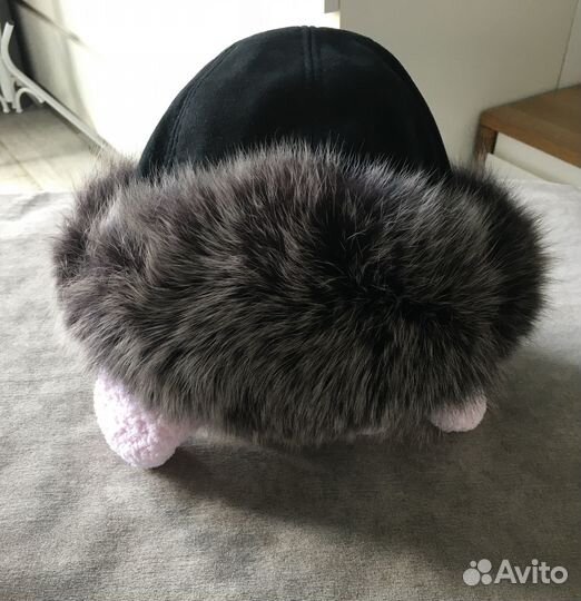 Шапка с варежками