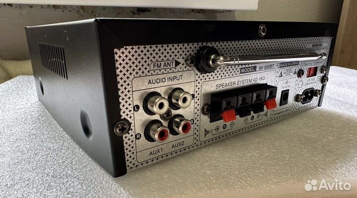 Усилитель Sunbuck AV-660BT черный Bluetooh