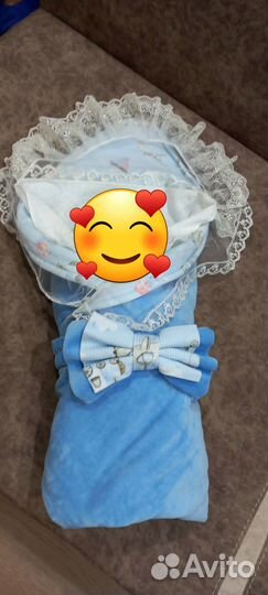 Комплект на выписку для мальчика лето