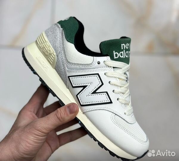 Кроссовки New balance 574 натуральная кожа